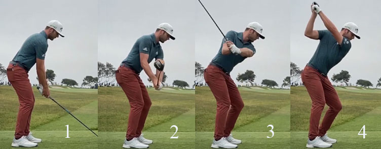 Analysing the golf swing action of Sam Burns | Newton Golf Institute