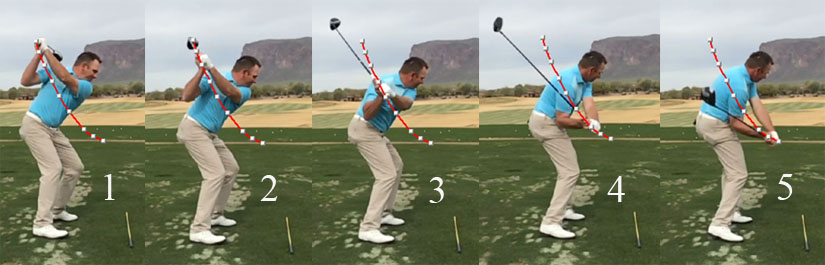 Analysing Milo Lines' latest clubshaft shallowing video | Newton Golf ...