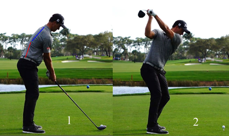 AMG - Shoulder tilts in the full golf swing action | Newton Golf Institute